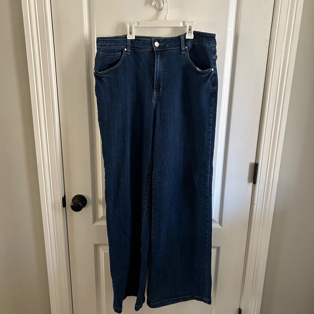 Denim by Laura wide leg jeans size 1X